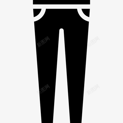 裤子衣服88填充物图标svg_新图网 https://ixintu.com 填充物 衣服88 裤子