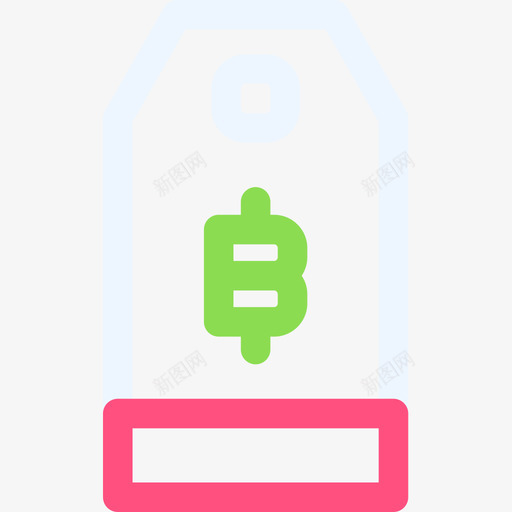 价格标签比特币83线性颜色图标svg_新图网 https://ixintu.com 价格 标签 比特 线性 颜色