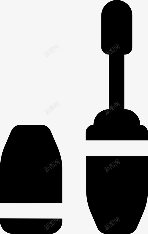采购产品睫毛膏配件美容图标svg_新图网 https://ixintu.com 化妆品 娱乐和美容 服装 美容 配件 采购产品睫毛膏