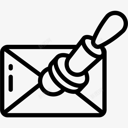 印章邮政直系图标svg_新图网 https://ixintu.com 印章 直系 邮政