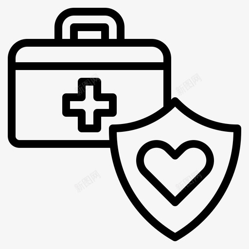 健康保险人寿保护图标svg_新图网 https://ixintu.com 人寿 保护 健康保险 安全 投资