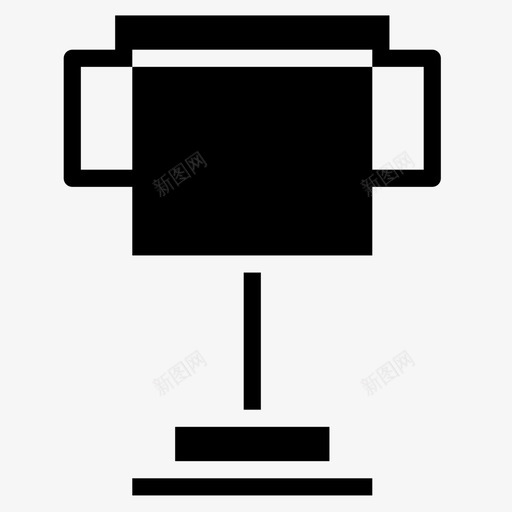 奖杯文具47填充图标svg_新图网 https://ixintu.com 填充 奖杯 文具47
