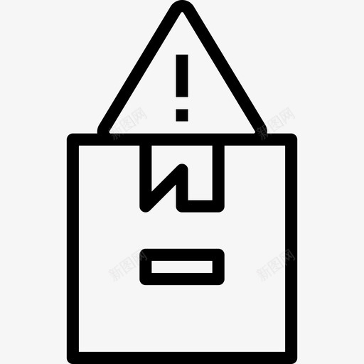 包装交付49直线图标svg_新图网 https://ixintu.com 交付49 包装 直线