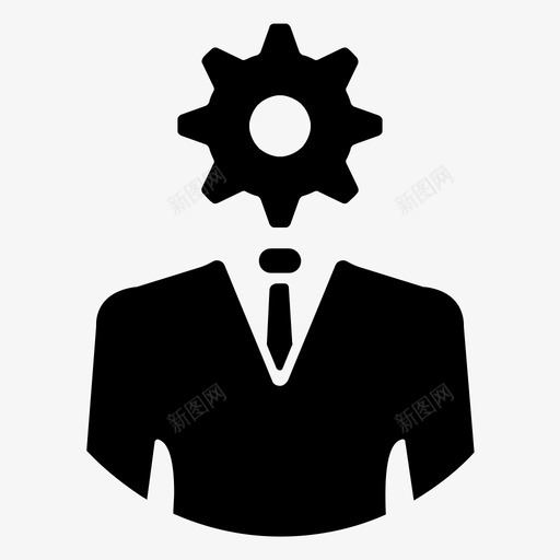 项目管理业务计划业务流程图标svg_新图网 https://ixintu.com 业务流程 业务计划 人力资源管理001 项目管理