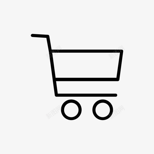购物车购物图标行svg_新图网 https://ixintu.com 图标 购物 购物车