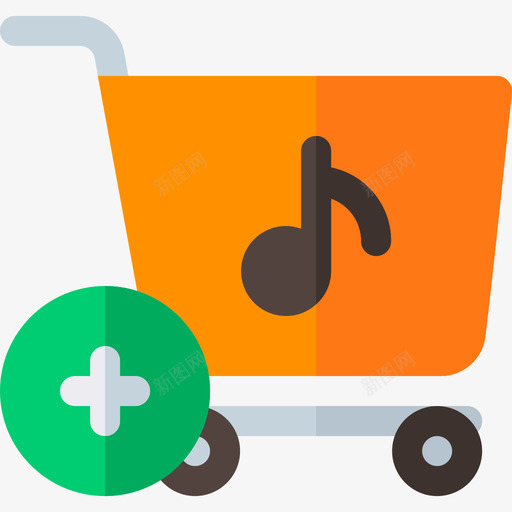 购物车音乐商店9公寓图标svg_新图网 https://ixintu.com 公寓 购物车 音乐商店9