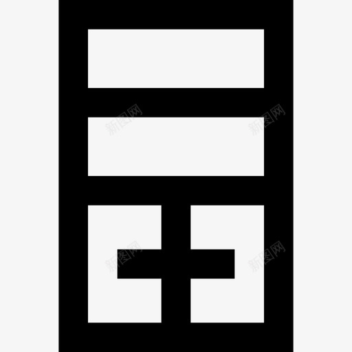 书柜客厅2直线型图标svg_新图网 https://ixintu.com 书柜 客厅 直线 线型