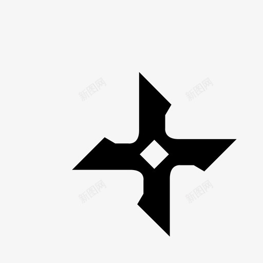 武器刀锋忍者图标svg_新图网 https://ixintu.com 修里 刀锋 忍者 武器