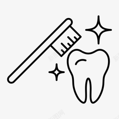 口腔卫生牙齿卫生口腔科图标图标