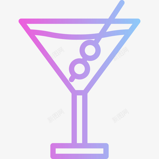 马提尼37号酒吧梯度图标svg_新图网 https://ixintu.com 37号 梯度 酒吧 马提尼