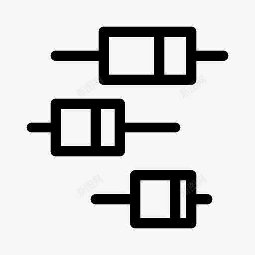 拆分框线图图表分布图标svg_新图网 https://ixintu.com 分布 图表 拆分框线图 显示数据 框须 概率