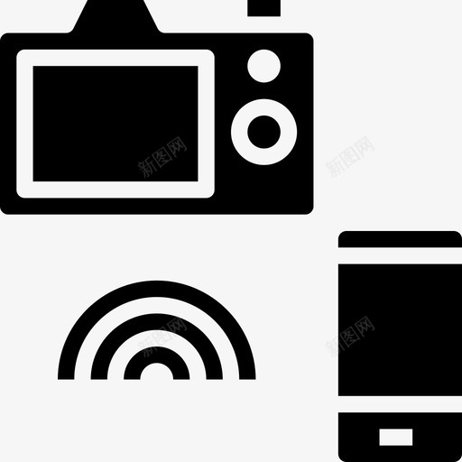 相机照片和视频8填充图标svg_新图网 https://ixintu.com 填充 照片和视频8 相机