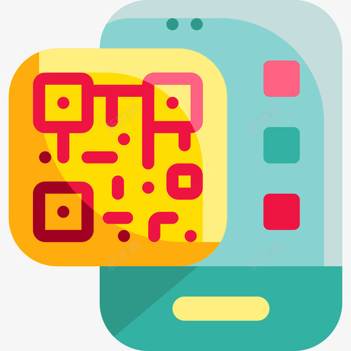 二维码购物和商店5公寓图标svg_新图网 https://ixintu.com 二维码 公寓 购物和商店5