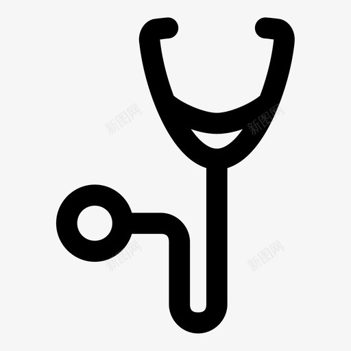 健康检查检查诊断图标svg_新图网 https://ixintu.com 健康 其他 听诊器 检查 诊断