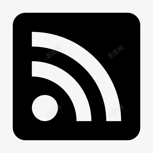 rss提要提要rss常规图标svg_新图网 https://ixintu.com rss提要 常规 提要rss