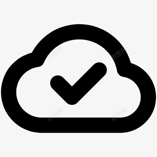 云完成数据互联网图标svg_新图网 https://ixintu.com 云完成 互联网 基本图标所有大小 数据 服务器 验证