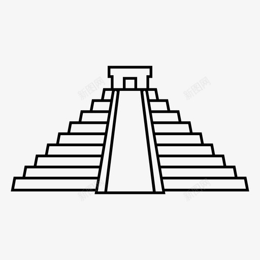 奇珍伊萨奇珍伊察古代图标svg_新图网 https://ixintu.com 古代 地标性建筑 城堡 奇珍伊察 奇珍伊萨 著名的墨西哥