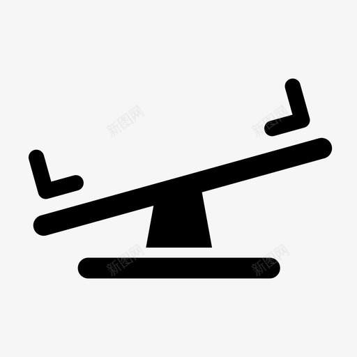 秋千公园秋千游乐场图标svg_新图网 https://ixintu.com 公园秋千 嘉年华 游乐场 秋千