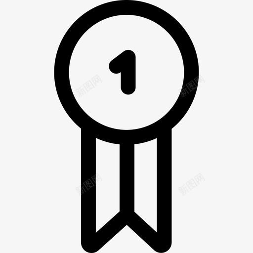 徽章中奖5直系图标svg_新图网 https://ixintu.com 中奖5 徽章 直系