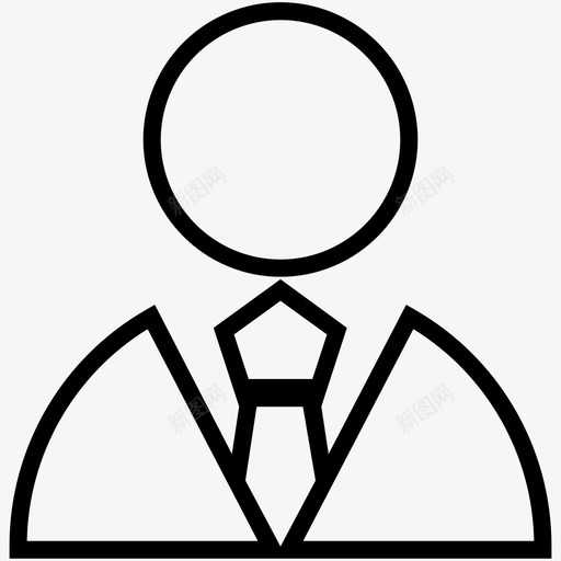 个人老板企业图标svg_新图网 https://ixintu.com 个人 企业 商业 商人 老板 金融 领导者