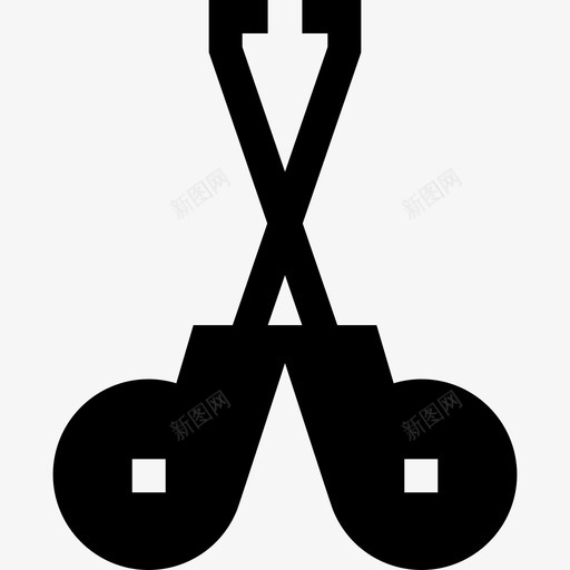 剪刀医疗器械13填充图标svg_新图网 https://ixintu.com 剪刀 医疗器械 填充