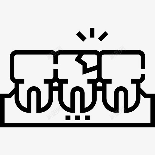 牙齿牙医25直线型图标svg_新图网 https://ixintu.com 牙医 牙齿 直线 线型