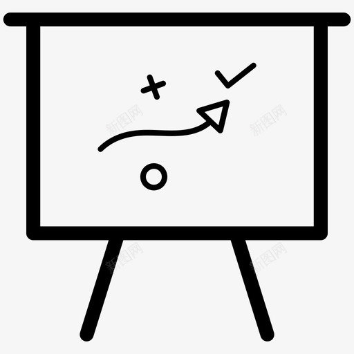 展示商业计划战略策略图标svg_新图网 https://ixintu.com 商业管理4大纲 展示商业计划 战略 策略