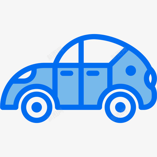 车9号车蓝色图标svg_新图网 https://ixintu.com 9号车 蓝色 车