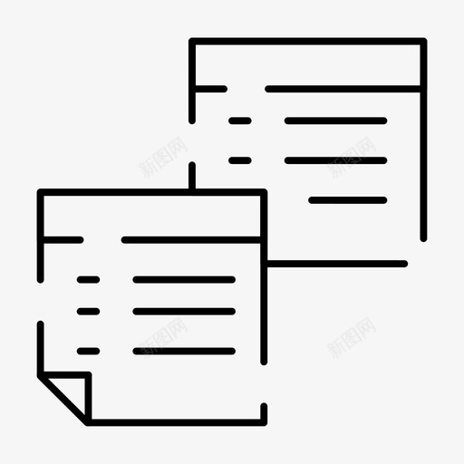 粘滞文件便笺图标svg_新图网 https://ixintu.com office web界面febcollection 便笺 文件 粘滞