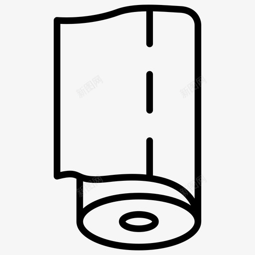 湿巾卫生用品医疗用品图标svg_新图网 https://ixintu.com 医疗用品 卫生用品 卫生间 湿巾 纸张