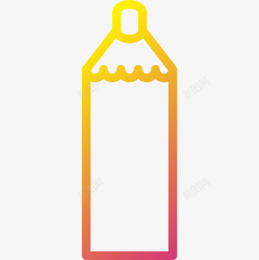 铅笔44号工具渐变色图标svg_新图网 https://ixintu.com 44号工具 渐变色 铅笔