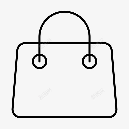 包买购物包图标svg_新图网 https://ixintu.com 买 包 包买 购物包