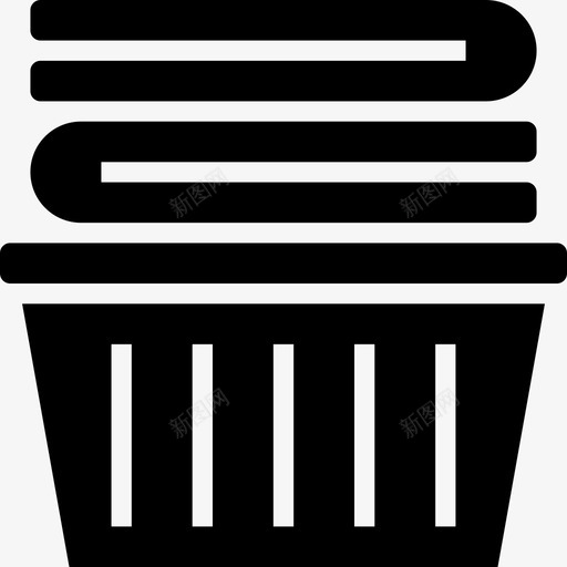 毛巾浴室24填充图标svg_新图网 https://ixintu.com 填充 毛巾 浴室24
