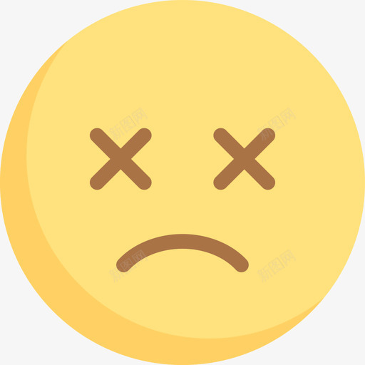 死了表情图17平淡图标svg_新图网 https://ixintu.com 平淡 死了 表情图17
