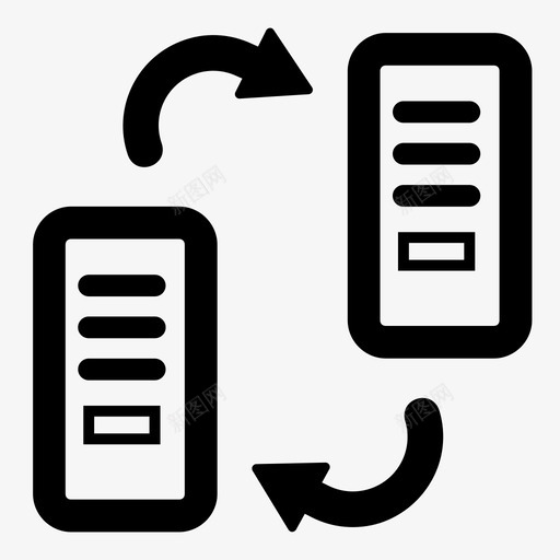 塔同步计算机链接图标svg_新图网 https://ixintu.com 同步 塔同步 文件资源管理器 服务器 计算机 链接