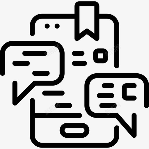 聊天在线教育10直系图标svg_新图网 https://ixintu.com 在线教育10 直系 聊天