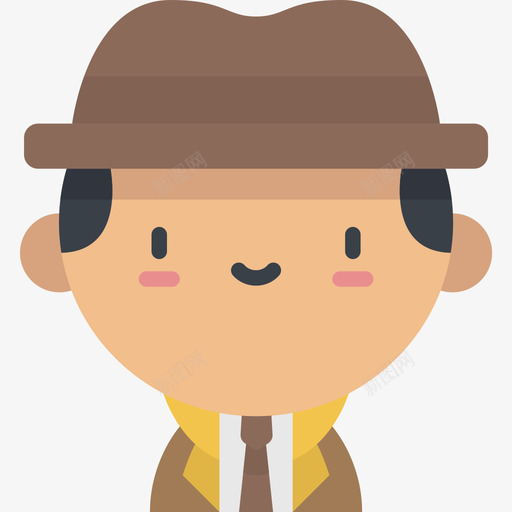 侦探工作和职业3平的图标svg_新图网 https://ixintu.com 侦探 工作 平的 职业