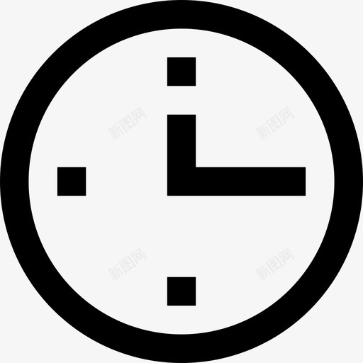 时钟时钟时间商务和办公室图标svg_新图网 https://ixintu.com 办公室 商务 时钟 时间