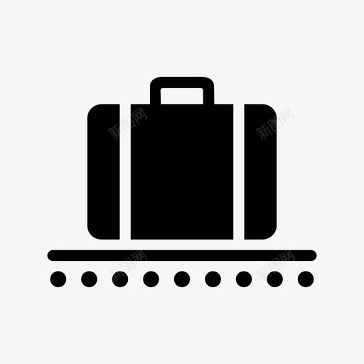 行李行李领取处商务图标svg_新图网 https://ixintu.com 商务 手提箱 行李 行李领取处