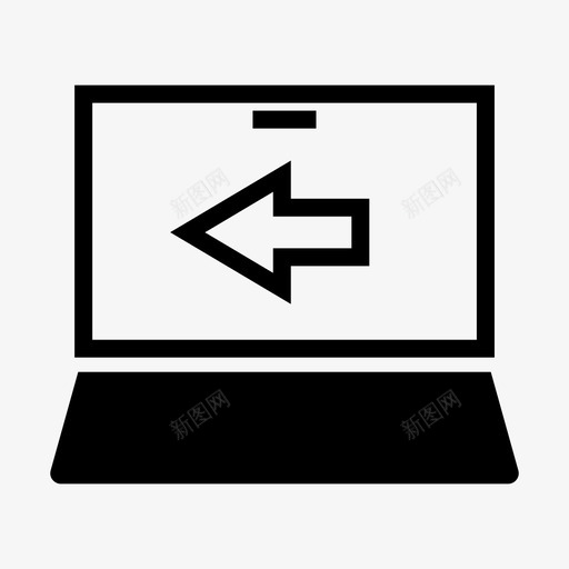 注销退出辞职图标svg_新图网 https://ixintu.com 注销 笔记本电脑注销 辞职 退出