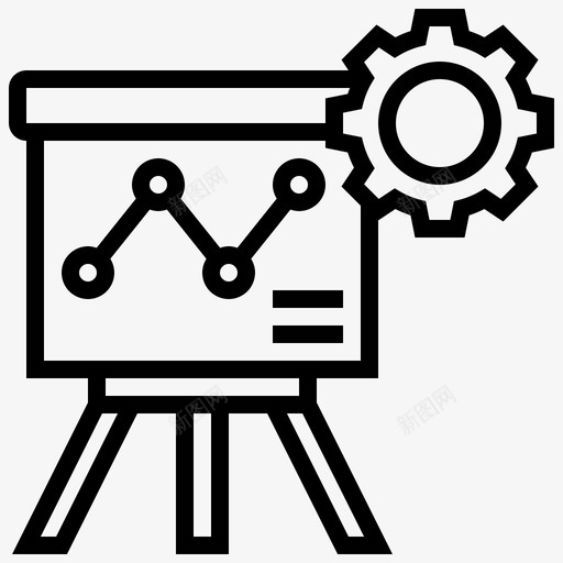 报告业务管理图标svg_新图网 https://ixintu.com 业务 业务管理线 报告 管理 绩效