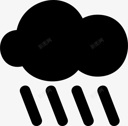 云雨季节图标svg_新图网 https://ixintu.com 仓库 天气 天空 季节
