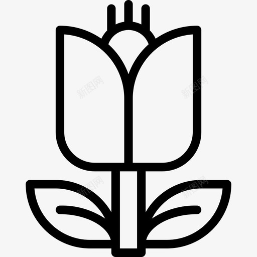 花卉园艺工具2直线型图标svg_新图网 https://ixintu.com 园艺工具2 直线型 花卉
