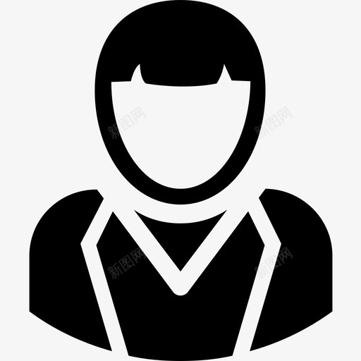 头像男孩人图标svg_新图网 https://ixintu.com 一组 化身 图标 头像 字形 工人 年轻人 男孩