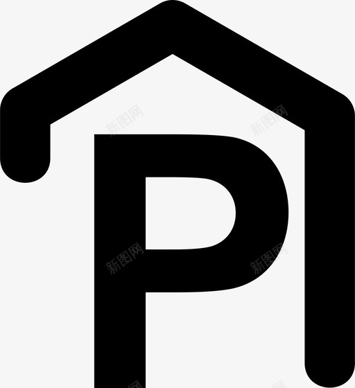 停车场汽车地点图标svg_新图网 https://ixintu.com 停车场 地点 标志 汽车