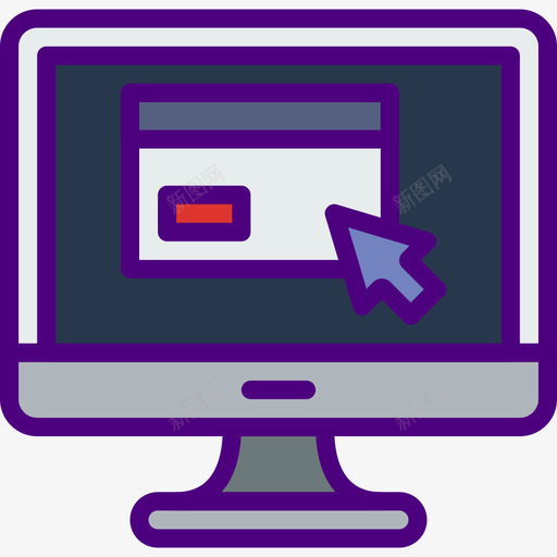 网站网页搜索引擎优化4线性颜色图标svg_新图网 https://ixintu.com 线性颜色 网站 网页搜索引擎优化4