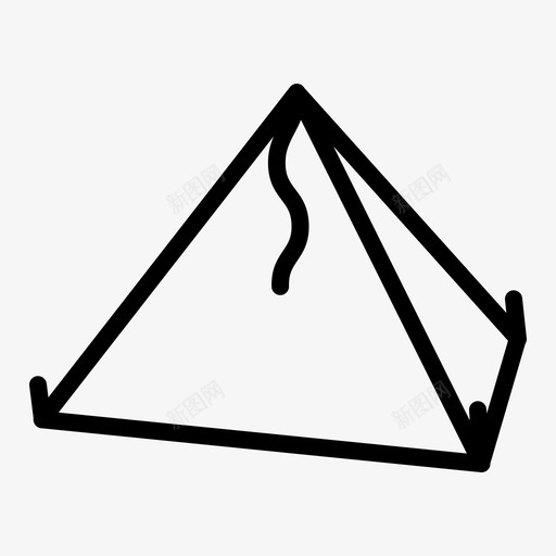 帐篷建筑物图标svg_新图网 https://ixintu.com 帐篷 建筑物