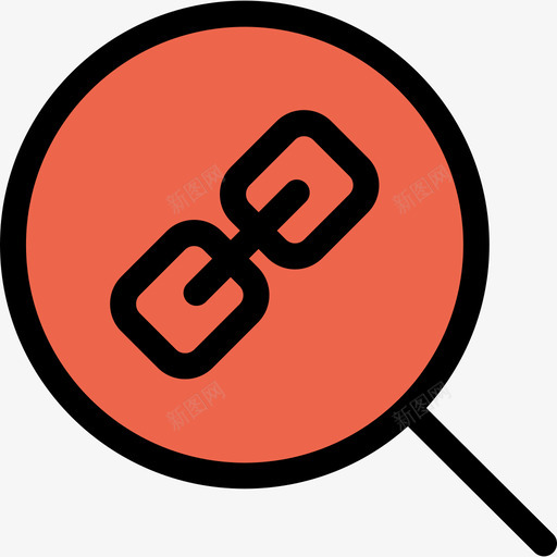 Link大数据8线性颜色橙色图标svg_新图网 https://ixintu.com Link 大数据8 线性颜色橙色