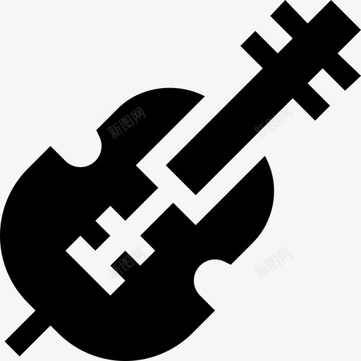 小提琴雷鬼2填充图标svg_新图网 https://ixintu.com 填充 小提琴 雷鬼