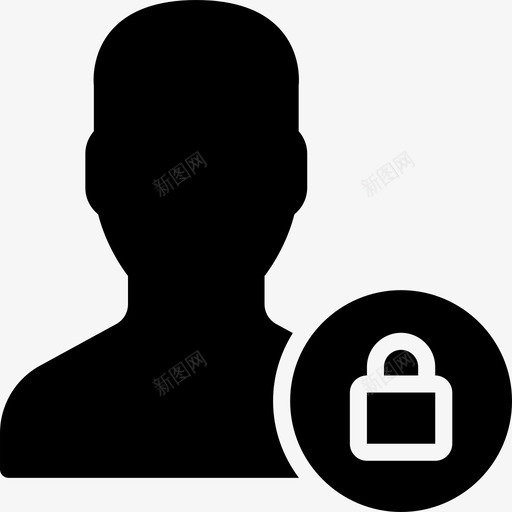 锁定用户组人员图标svg_新图网 https://ixintu.com smashicons用户实心 人员 团队 组 锁定用户